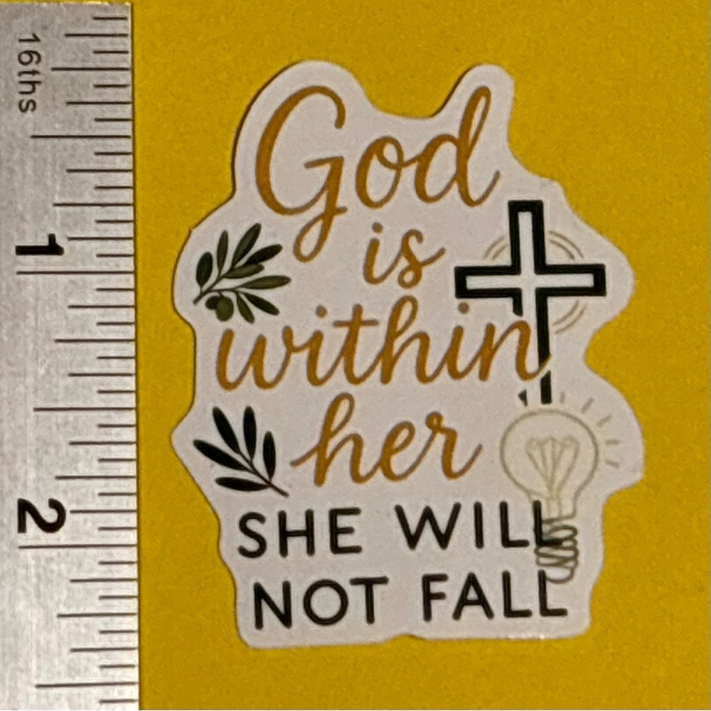 10/$10 Christian God Aesthetic Vinyl Sticker -Waterproof Water Bottle Laptop